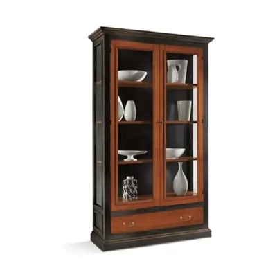 Vitrines szekrény, 2 ajtós, 1 fiókkal – Morello 2944