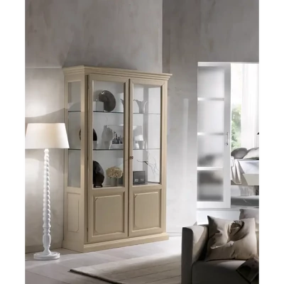 Vitrines szekrény, 2 ajtós – Morello 2950