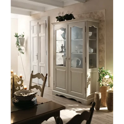 Vitrines szekrény, 2 ajtós – Morello 2953