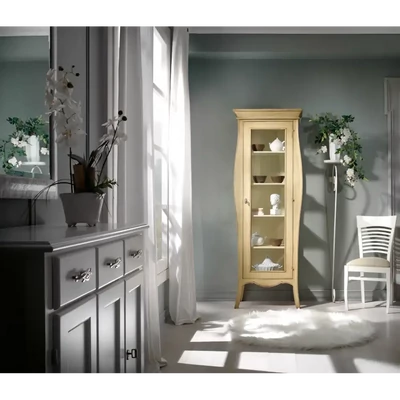 Vitrines szekrény, 1 ajtós – Morello 2974