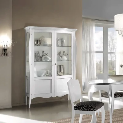 Vitrines szekrény, 2 ajtós – Morello 2984