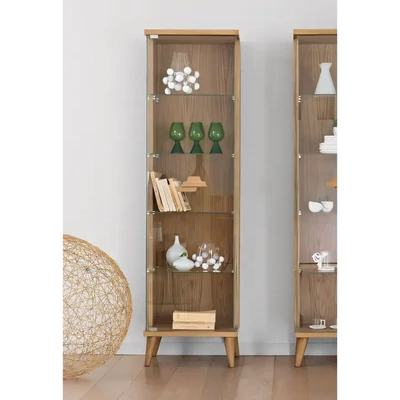 Vitrines szekrény, 1 ajtós (balra nyíló) – Morello 3007