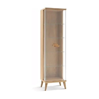 Vitrines szekrény, 1 ajtós (balra nyíló) – Morello 3007