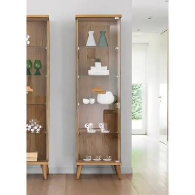 Vitrines szekrény, 1 ajtós (jobbra nyíló) – Morello 3008