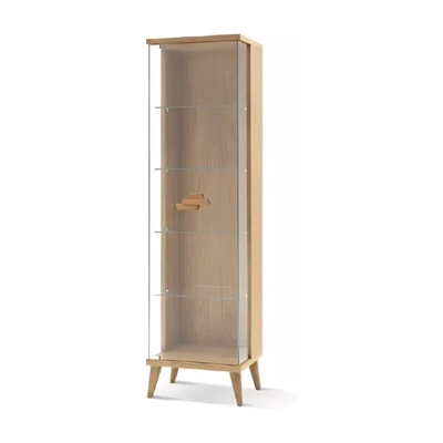 Vitrines szekrény, 1 ajtós (jobbra nyíló) – Morello 3008
