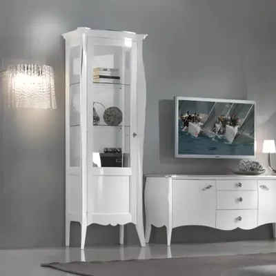 Vitrines szekrény, 1 ajtós (balra vagy jobbra nyíló) – Morello 3154