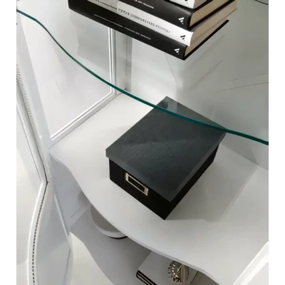 TV-szekrény szett (2x vitrines szekrény + TV-szekrény) – Morello 3155.A