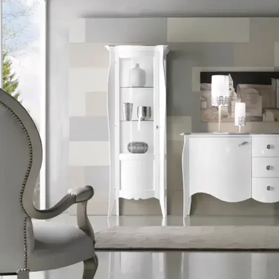 Vitrines szekrény, 1 ajtós (balra vagy jobbra nyíló) – Morello 3154