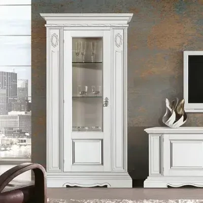 Vitrines szekrény, 1 ajtós (balra vagy jobbra nyíló) – Morello 3276