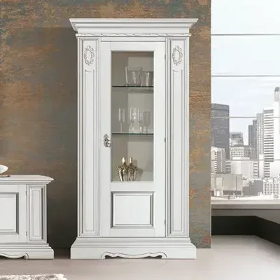 Vitrines szekrény, 1 ajtós (balra vagy jobbra nyíló) – Morello 3276