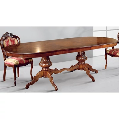 Traforata oval dining table, +50 cm extendable