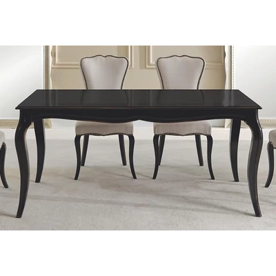 Veronica angular dining table with tanganika wooden top, +50 cm extendable