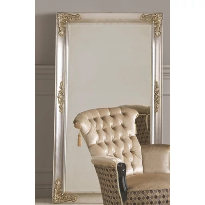 Decorated wide mirror