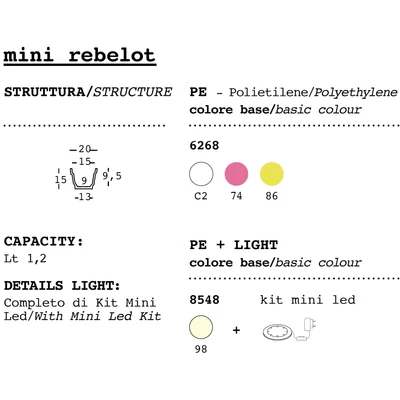 Rebelot design flowerpot