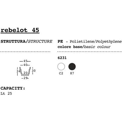 Rebelot design flowerpot