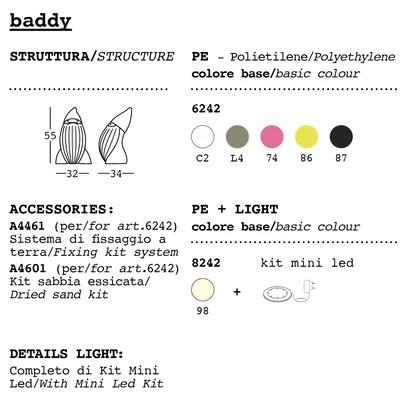 Baddy design toy/accessory