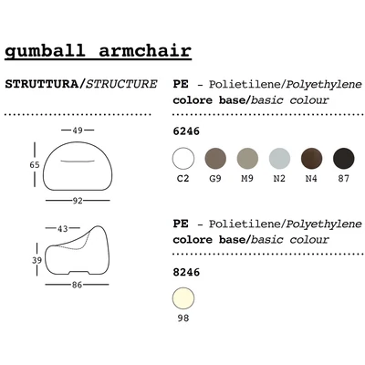 Gumball armchair