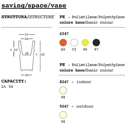 Saving/space/vase design flowerpot