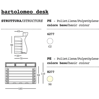 Bartolomeo bar counter