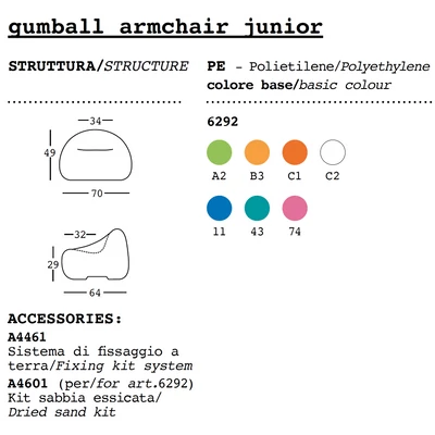 Gumball Junior armchair