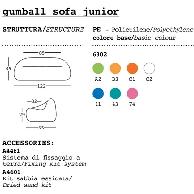 Gumball Junior couch