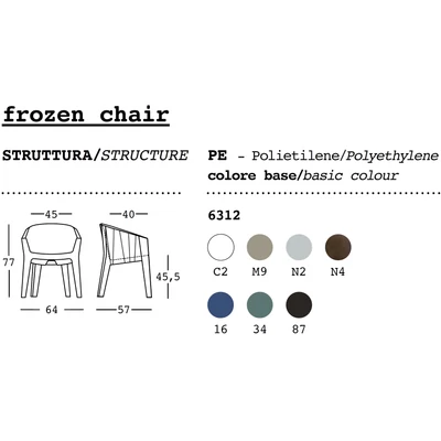 Frozen easy chair