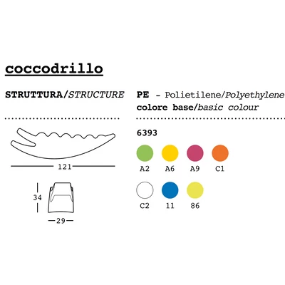 Coccodrillo design toy/accessory