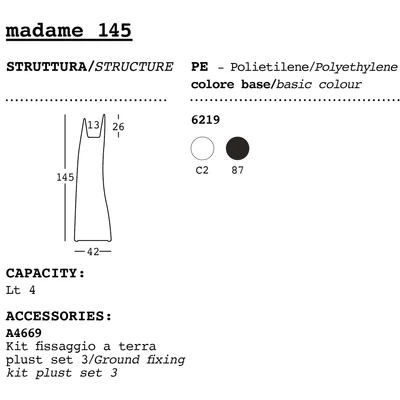 Madame design flowerpot