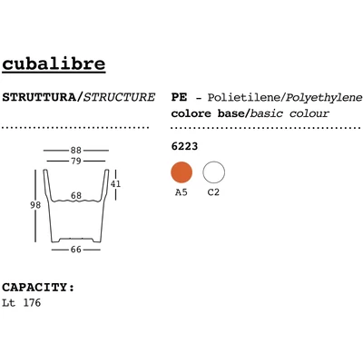 Cubalibre design flowerpot