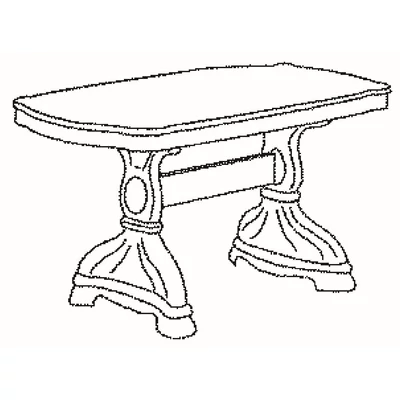 Amalfi Day Dining table 165x95 cm - walnut