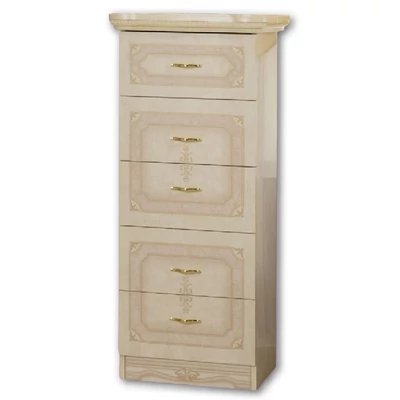 Amalfi magas, fiókos komód - bézs