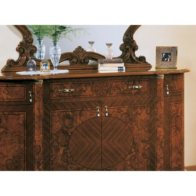 Florence Day 4-doors buffet chest of drawers - walnut