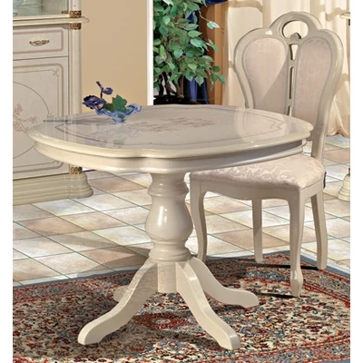 Florence Day Round small table - beige, height: 65/72/76 cm