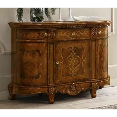 Versailles day 3-doors buffet chest of drawers - walnut