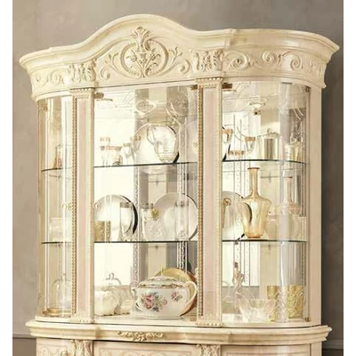 Versailles day 3-glass doors sideboard - beige