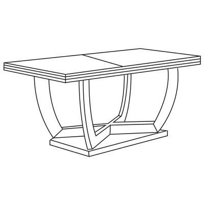 Emozioni Day Dining table 200x104 cm (+50 cm extendable)