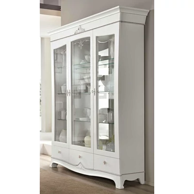 Giulia Day 3-doors display cabinet with Swarovski crystals