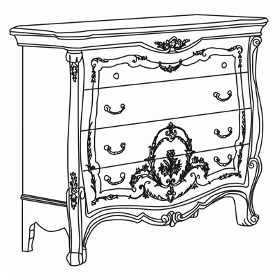 Sovrana komód - dió