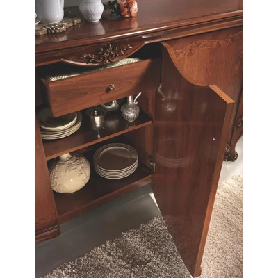 Sovrana Day 3-doors buffet chest of drawers - walnut