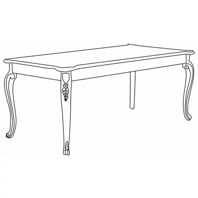 Sovrana Day Dining table 200x100 cm - walnut
