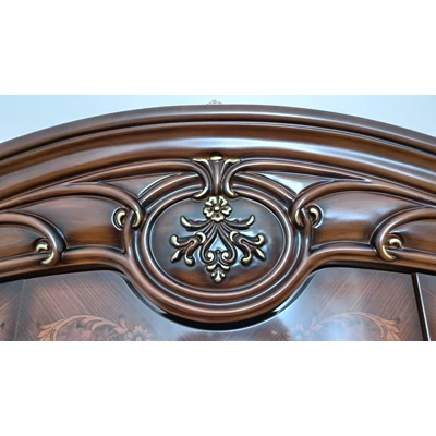 Sovrana 3-doors cabinet, 1 tükrös ajtóval - walnut
