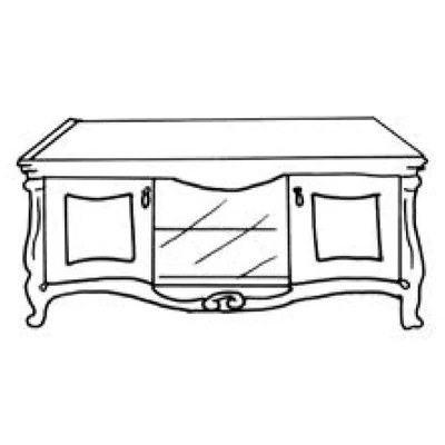 Sovrana Day TV commode - beige