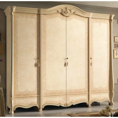 Sovrana 4-ajtós gardróbszekrény - bézs, magasság: 261 cm