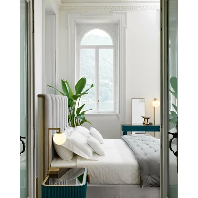 Bond kárpitozott franciaágy keret