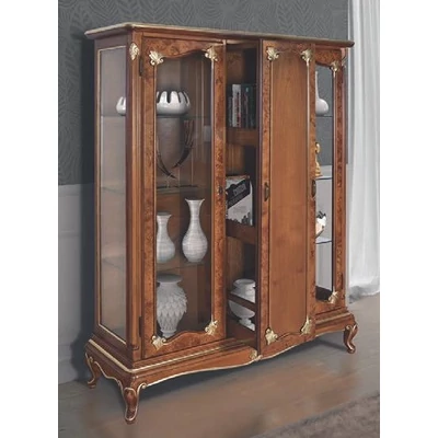 SE Art Deco 2-ajtós vitrines szekrény