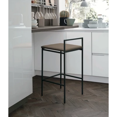 July bárszék (Vintage 103 ökobőr (B kategória), füstfekete váz)