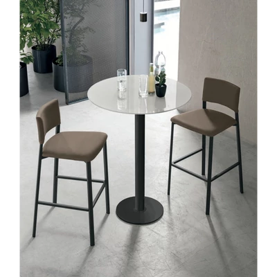 Sara bárszék (Twist 603 ökobőr (1/One kategória), antracit váz)