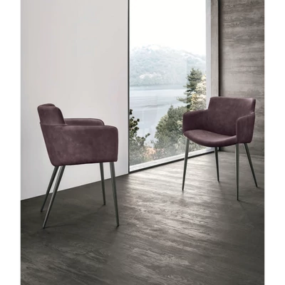 Carol karoszék (Vintage 1015 ökobőr (B kategória), antracit váz)