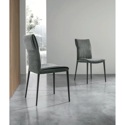 Nora szék (Boston hamvas szövet (A kategória), antracit váz)