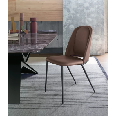 Seventy szék (Polo 824 valódi bőr (F kategória), antracit váz)